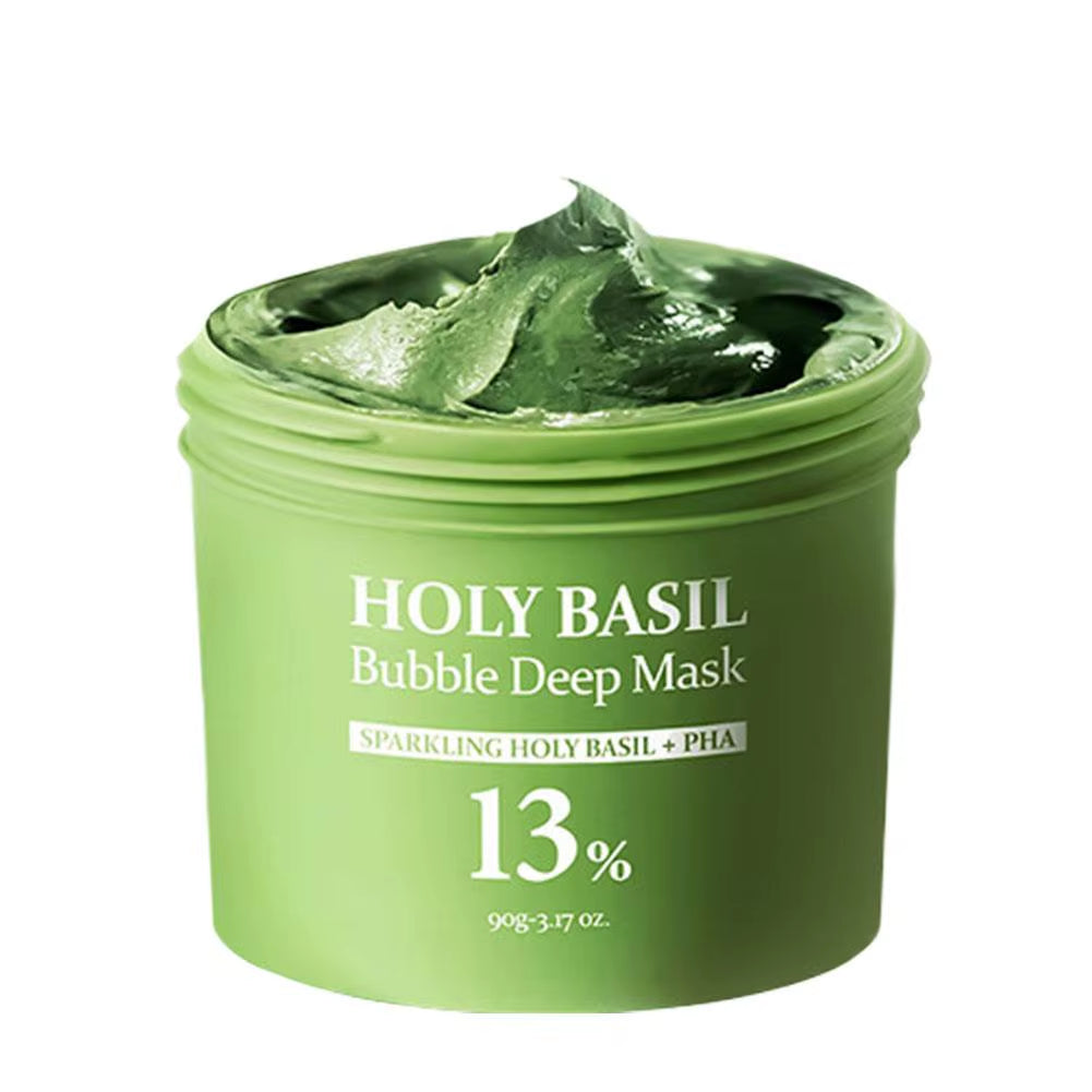 Basil Bubble Facial Mask Exfoliating Deep cleansing 